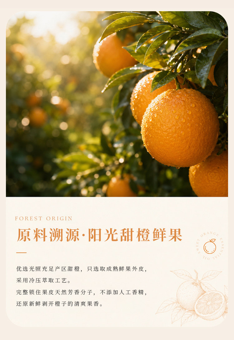 甜橙香薰精油详情图 2